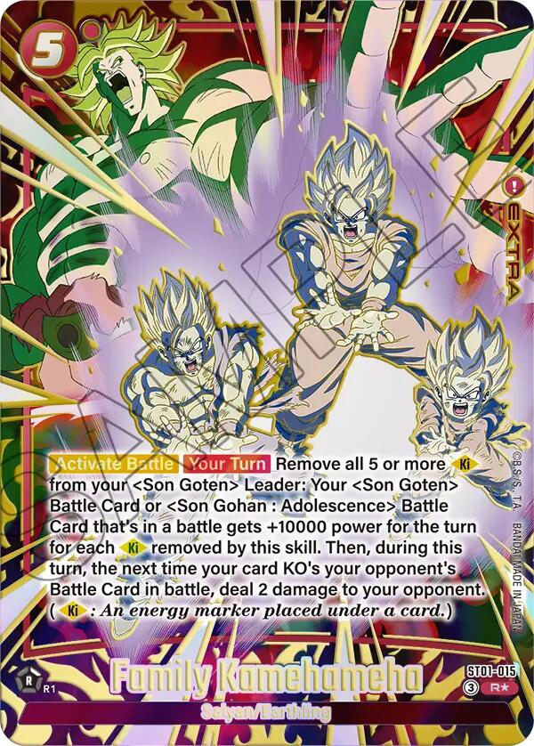 Family Kamehameha (Alternate Art) [Story Booster 01] | Devastation Store