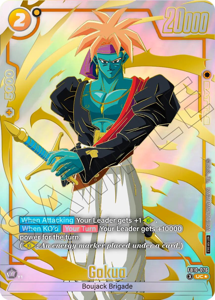 Gokua (FB10-076) (Limited Pack 26-27 WAVE2) [Fusion World Tournament Cards] | Devastation Store