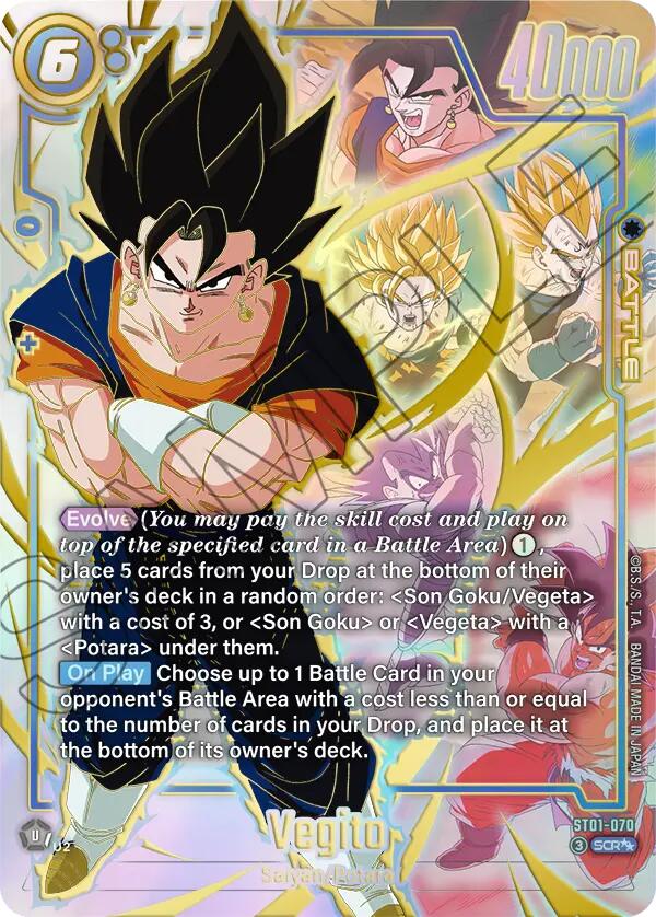 Vegito (ST01-070) (Super Alternate Art) [Story Booster 01] | Devastation Store