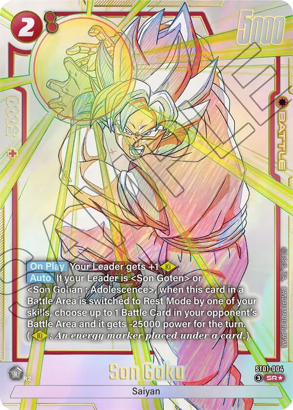 Son Goku (ST01-004) (Alternate Art) [Story Booster 01] | Devastation Store