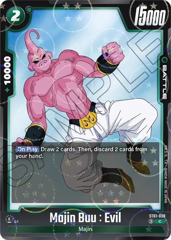 Majin Buu : Evil (ST01-030) (Dragon Ball Pattern) [Story Booster 01] | Devastation Store