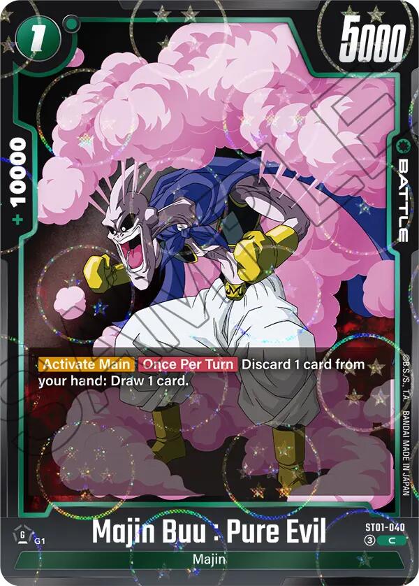 Majin Buu : Pure Evil (ST01-040) (Dragon Ball Pattern) [Story Booster 01] | Devastation Store