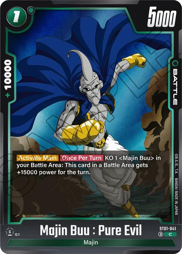 Majin Buu : Pure Evil (ST01-041) [Story Booster 01] | Devastation Store