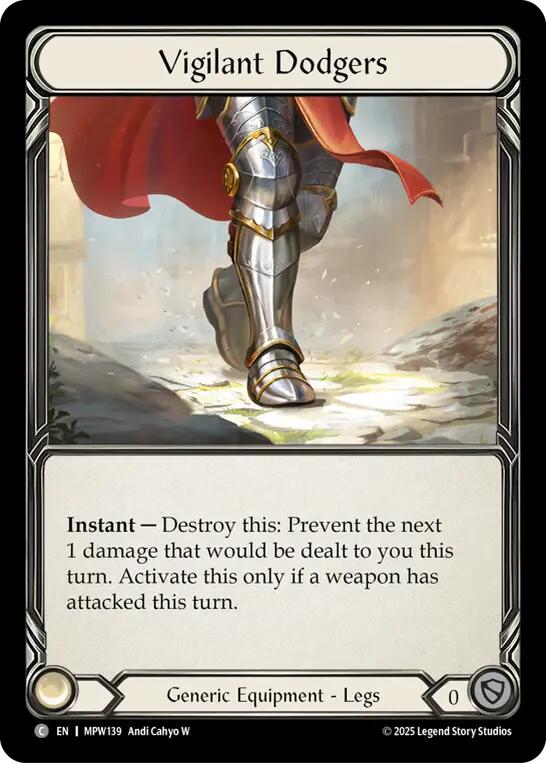 Vigilant Dodgers [MPW139] (Mastery Pack Warrior)  Cold Foil | Devastation Store