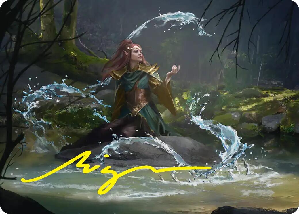 Mirkwood Meditator Art Card (Gold-Stamped Signature) [The Hobbit Art Series] | Devastation Store