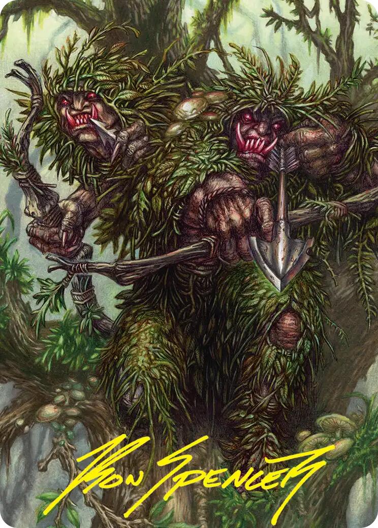 Orcish Bowmasters Art Card (Gold-Stamped Signature) [The Hobbit Art Series] | Devastation Store
