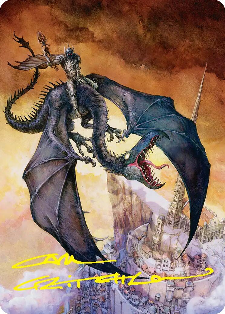 Witch-king, Bringer of Ruin Art Card (Gold-Stamped Signature) [The Hobbit Art Series] | Devastation Store
