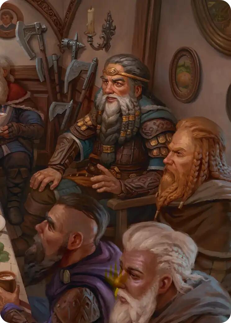Thorin, King of Durin's Folk Art Card (3/12) [The Hobbit Art Series] | Devastation Store
