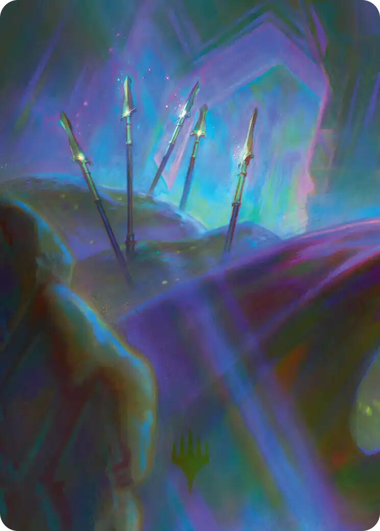 Long-Lost Lances Art Card (7/12) [The Hobbit Art Series] | Devastation Store