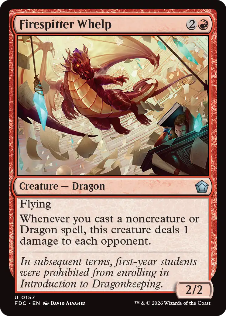 Firespitter Whelp [Foundations Commander] | Devastation Store