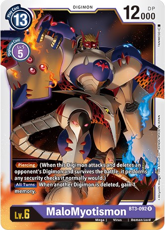 MaloMyotismon [BT3-092] (Revision Pack 2021) [Release Special Booster Promos] | Devastation Store