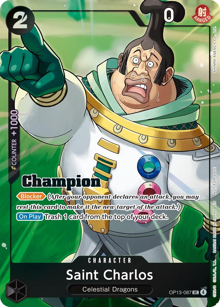 Saint Charlos (Winner Card Set Vol. 1) [One Piece Promotion Cards] | Devastation Store