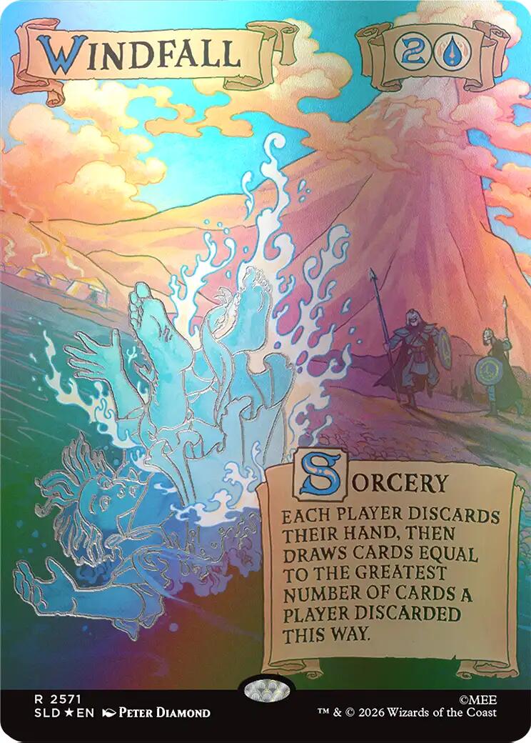 Windfall (2571) (Out Of Sight Foil) [Secret Lair Drop Series] | Devastation Store