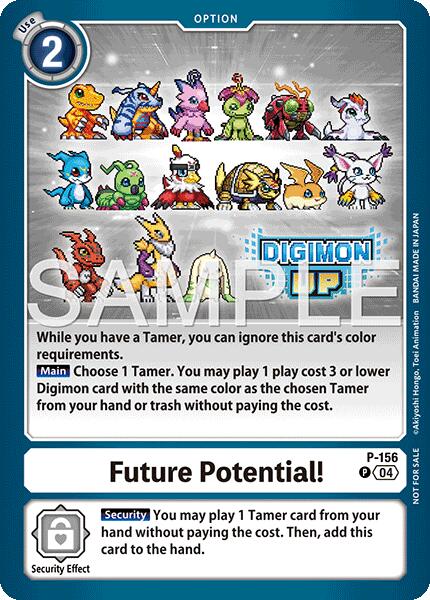 Future Potential! [P-156] (DIGIMON UP July 2026 Giveaway) [Promotional Cards] | Devastation Store