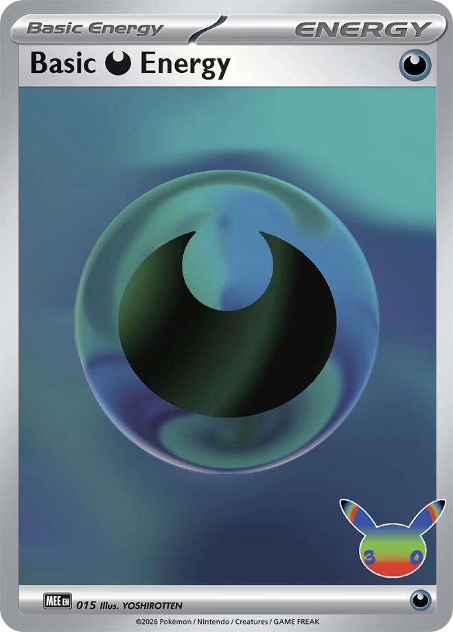 Basic Darkness Energy (015) (30th Celebration) [Mega Evolution Energies] | Devastation Store