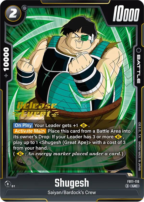 Shugesh [Brightness of Hope Release Event Cards] | Devastation Store
