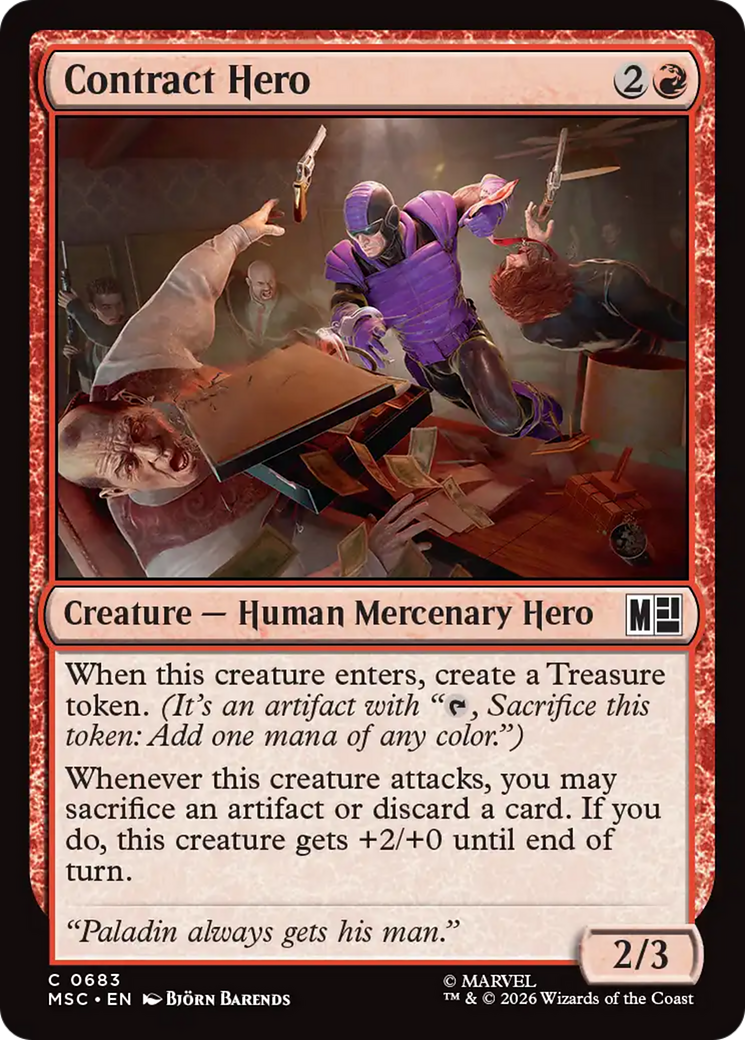 Contract Hero [Marvel Super Heroes Commander] | Devastation Store