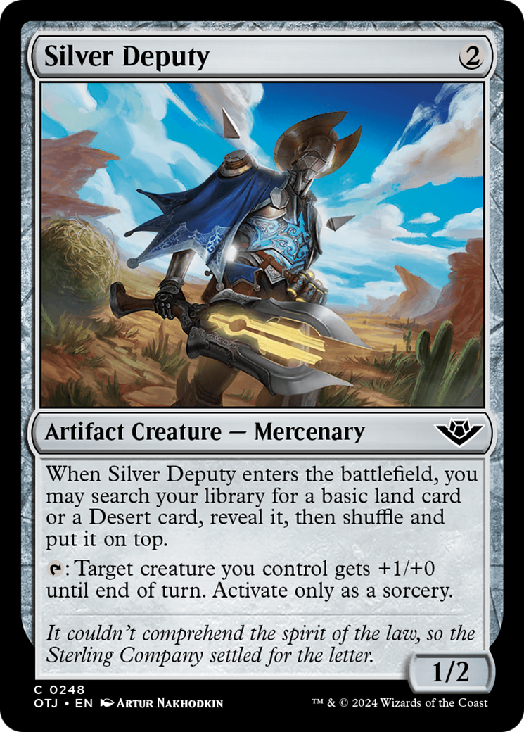 Silver Deputy [Outlaws of Thunder Junction] | Devastation Store