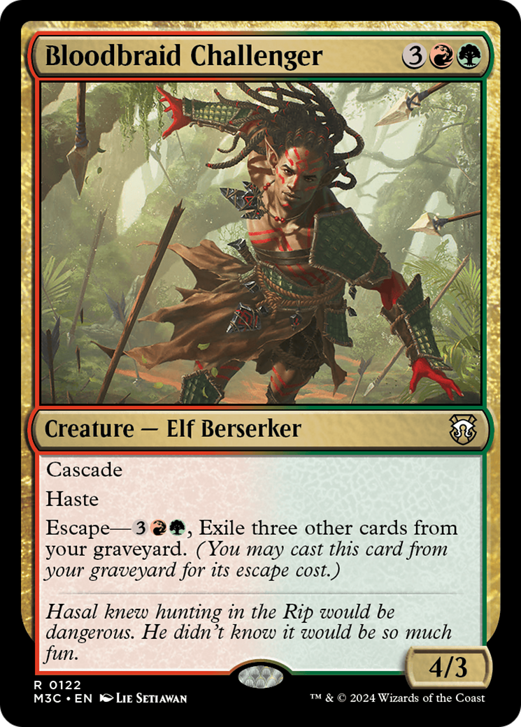 Bloodbraid Challenger [Modern Horizons 3 Commander] | Devastation Store