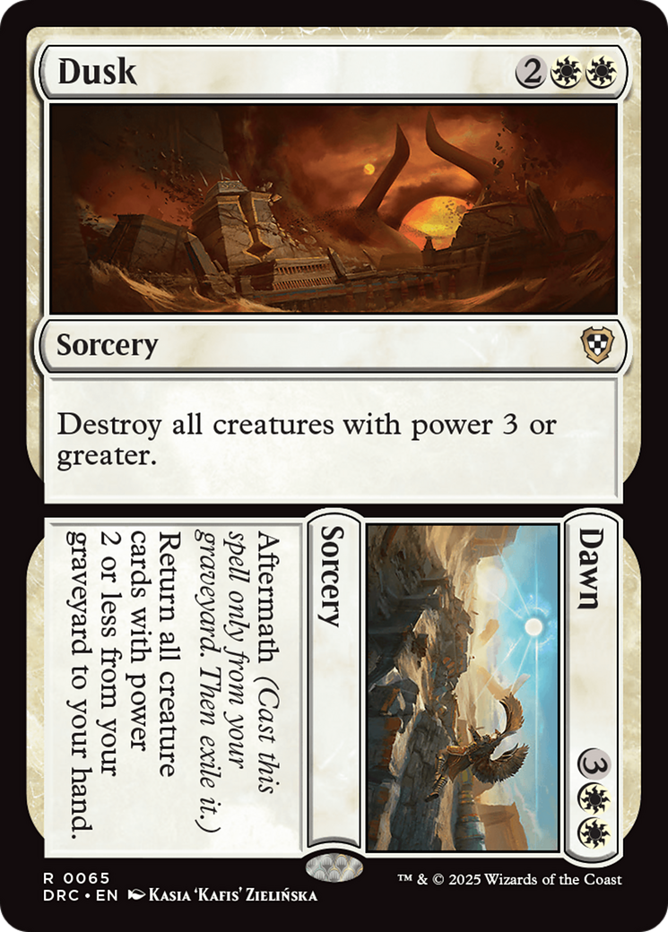 Dusk // Dawn [Aetherdrift Commander] | Devastation Store
