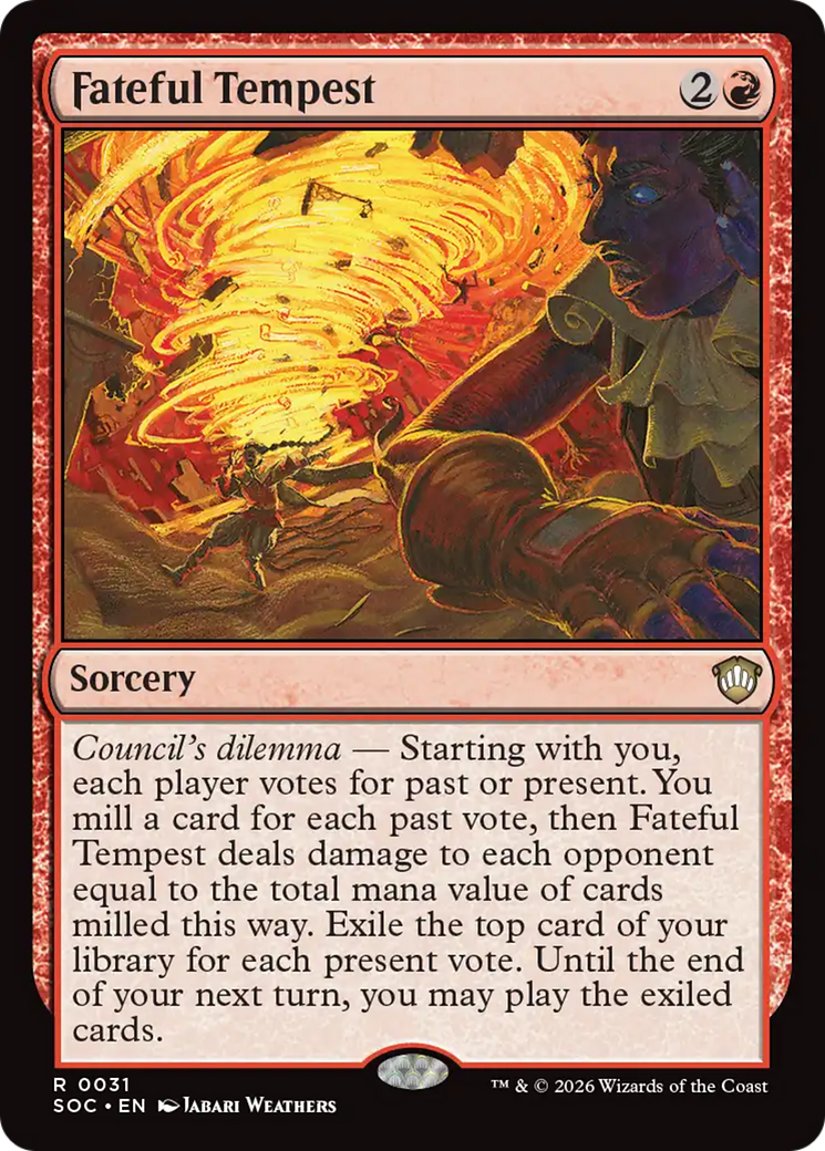 Fateful Tempest [Secrets of Strixhaven Commander] | Devastation Store