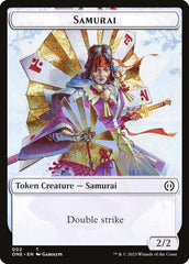 Phyrexian Goblin // Samurai Double-Sided Token [Phyrexia: All Will Be One Tokens] | Devastation Store