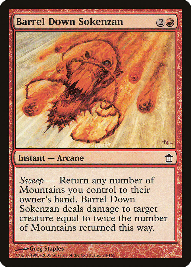 Barrel Down Sokenzan [Saviors of Kamigawa] | Devastation Store