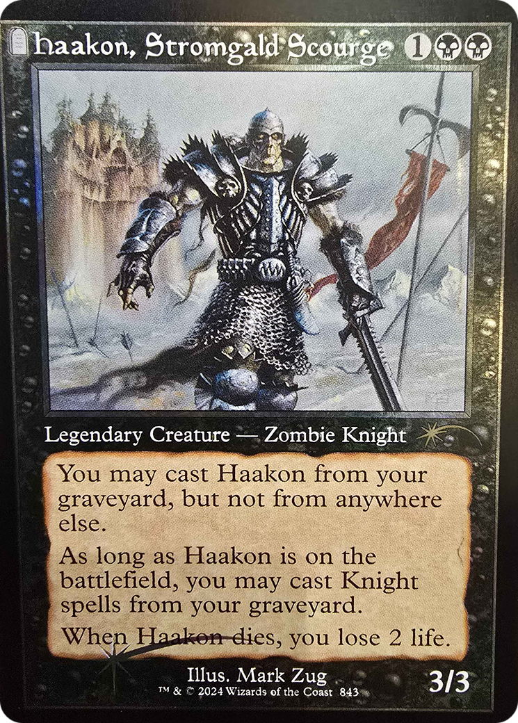 Haakon, Stromgald Scourge (Retro Frame) [Secret Lair Drop Series] | Devastation Store