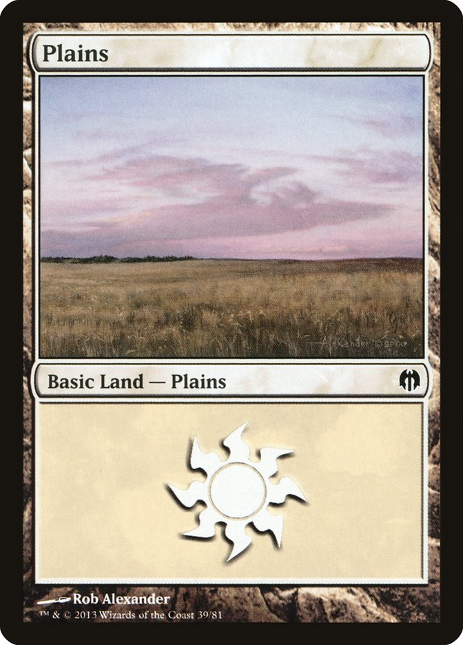 Plains (39) [Duel Decks: Heroes vs. Monsters] | Devastation Store