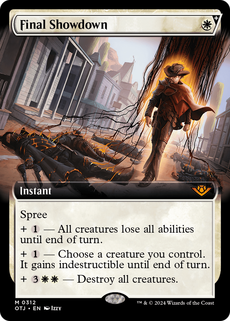 Final Showdown (Extended Art) [Outlaws of Thunder Junction] | Devastation Store