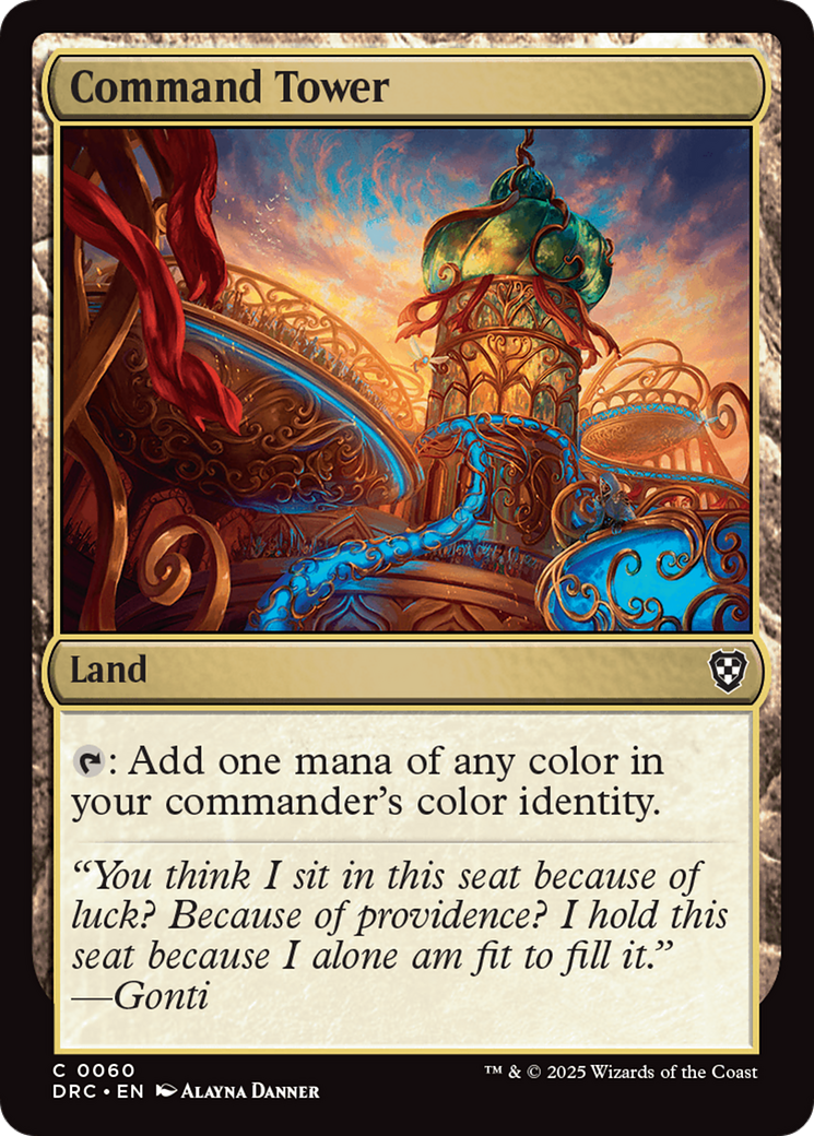 Command Tower (0060) [Aetherdrift Commander] | Devastation Store
