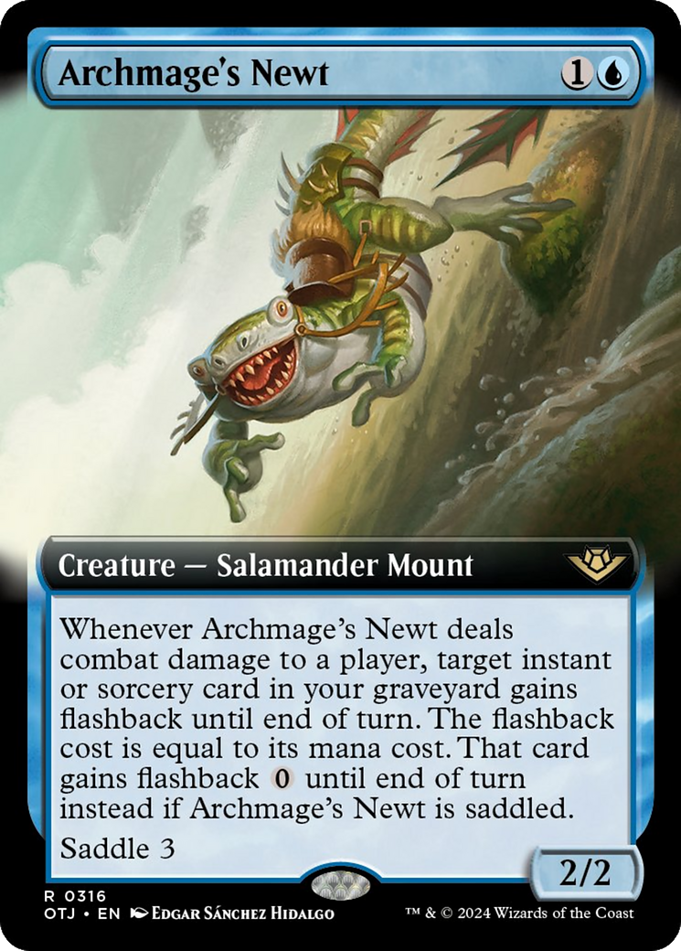 Archmage's Newt (Extended Art) [Outlaws of Thunder Junction] | Devastation Store