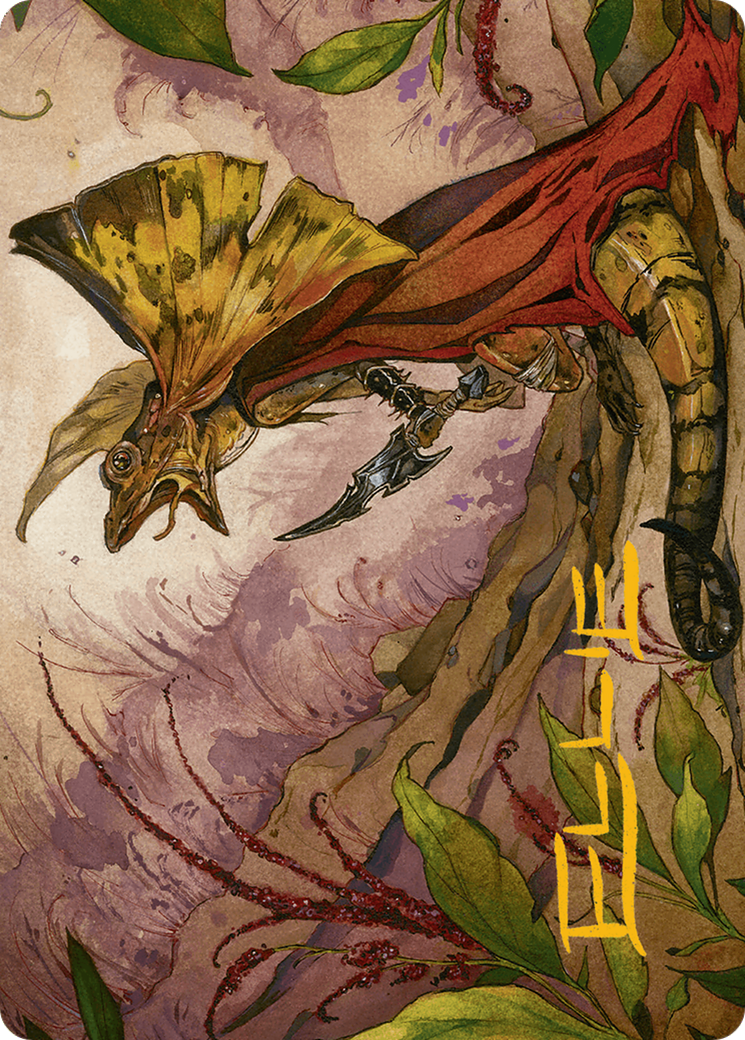 Hired Claw Art Card (Gold-Stamped Signature) [Bloomburrow Art Series] | Devastation Store