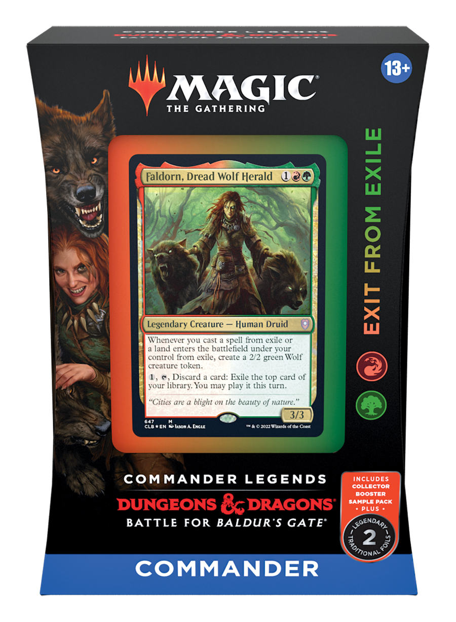 Commander Legends: Battle for Baldur's Gate - Commander Deck (Exit from Exile) | Devastation Store
