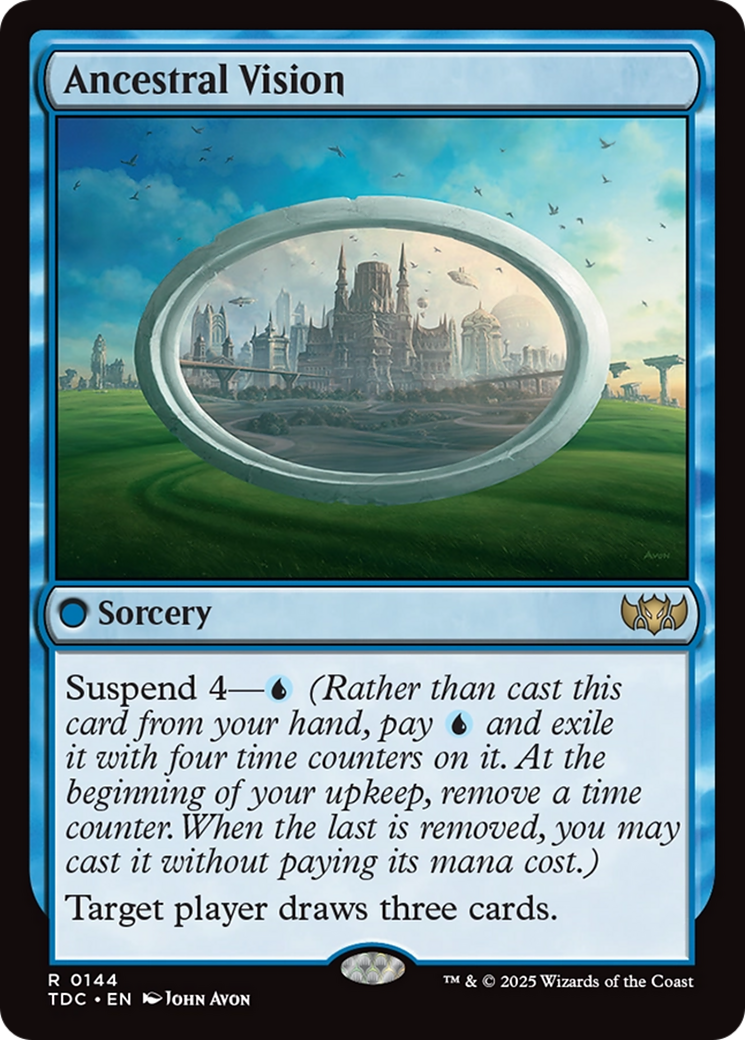 Ancestral Vision [Tarkir: Dragonstorm Commander] | Devastation Store