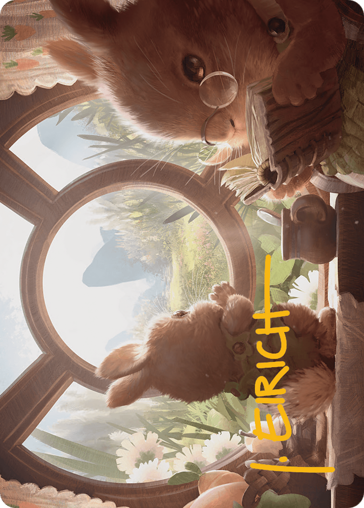Farseek Art Card (Gold-Stamped Signature) [Bloomburrow Art Series] | Devastation Store