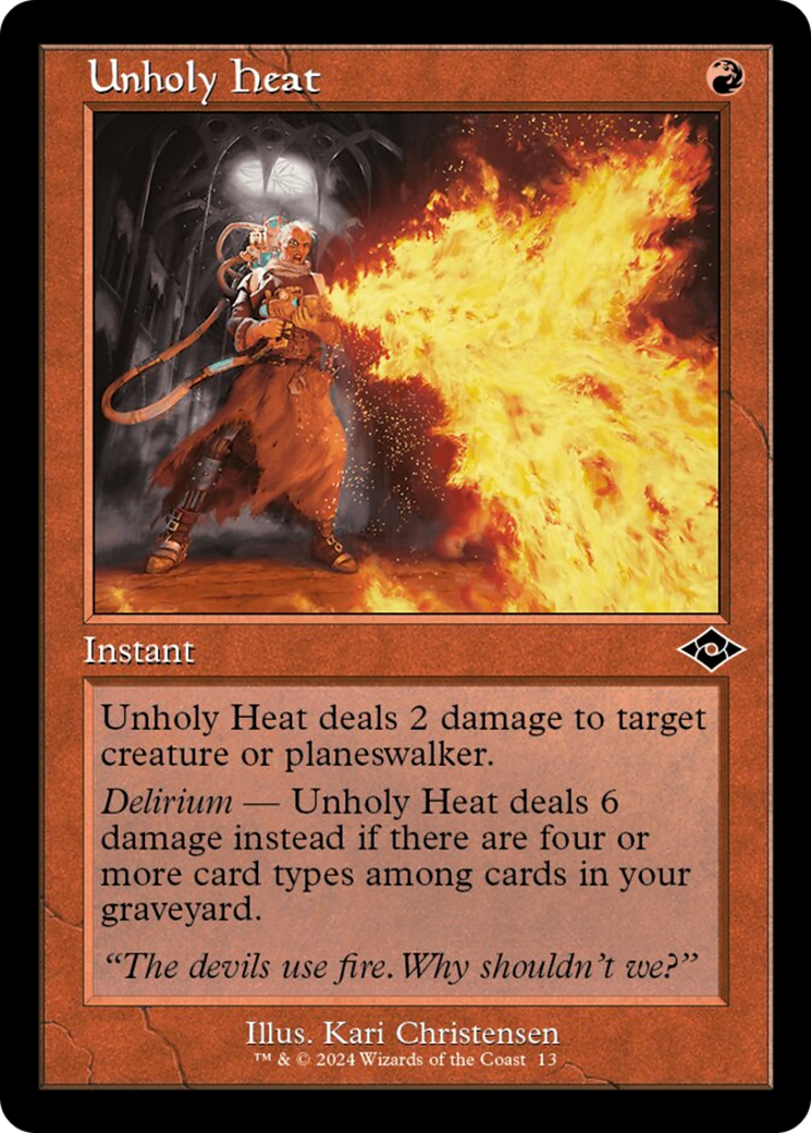 Unholy Heat (Retro) [Modern Horizons 3] | Devastation Store
