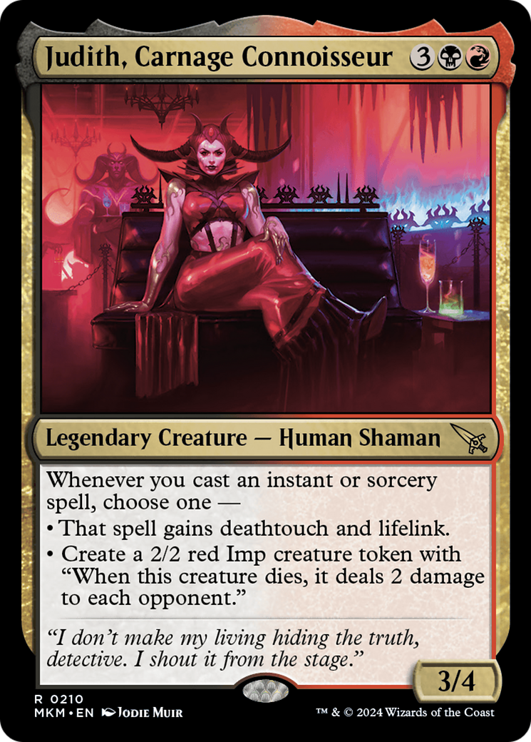 Judith, Carnage Connoisseur [Murders at Karlov Manor] | Devastation Store