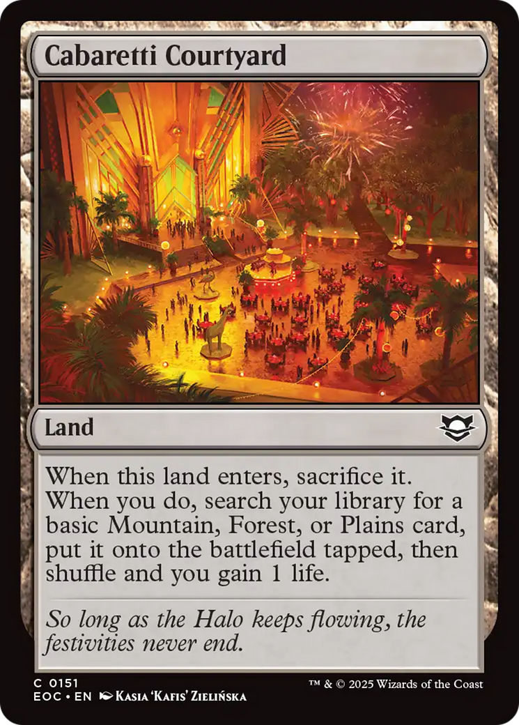 Cabaretti Courtyard [Edge of Eternities Commander] | Devastation Store