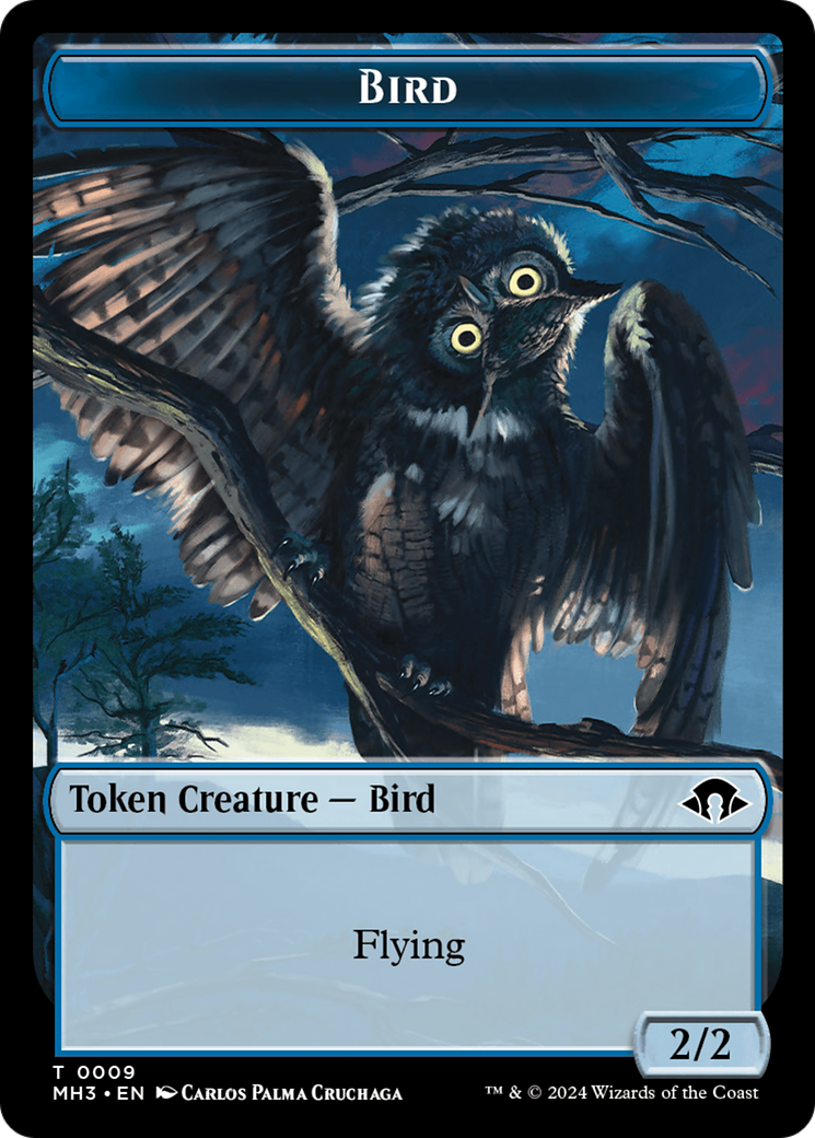 Eldrazi Spawn // Bird Double-Sided Token [Modern Horizons 3 Tokens] | Devastation Store