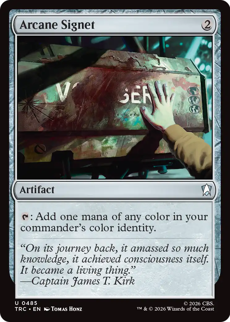 Arcane Signet (Surge Foil) [Star Trek Commander] | Devastation Store