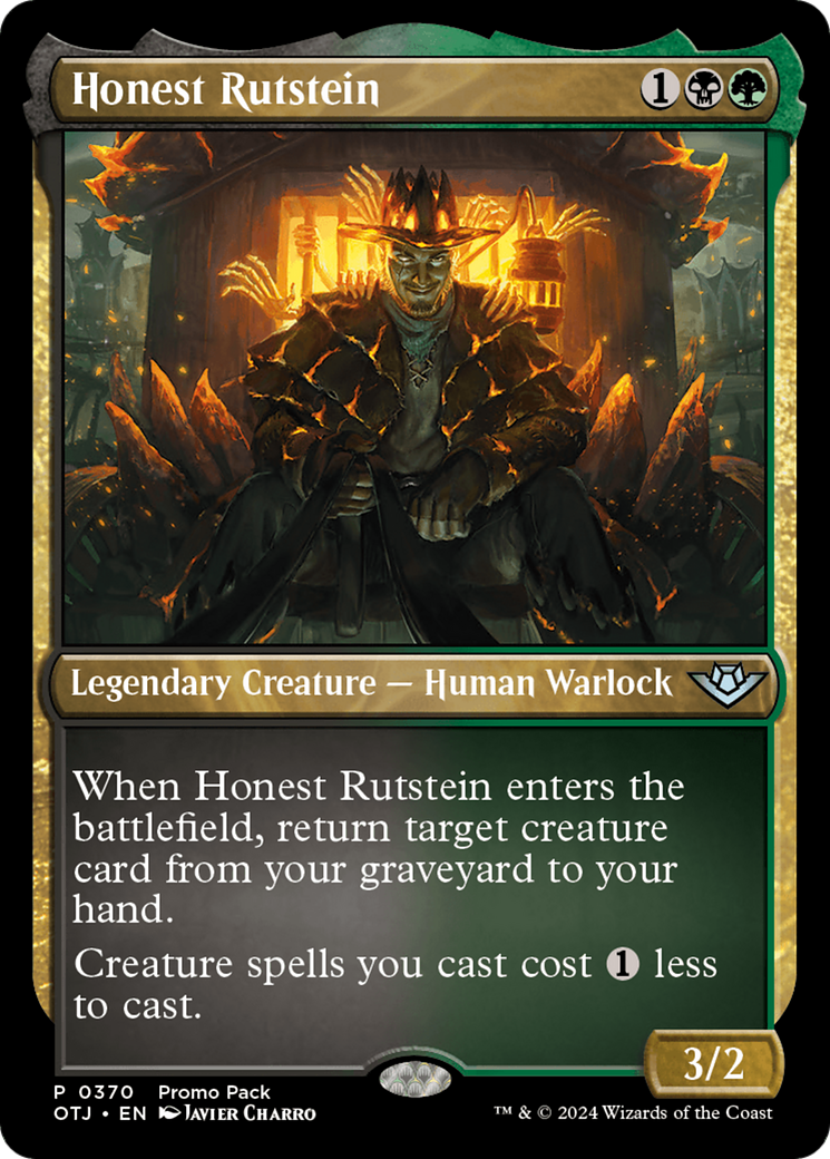 Honest Rutstein (Promo Pack) [Outlaws of Thunder Junction Promos] | Devastation Store