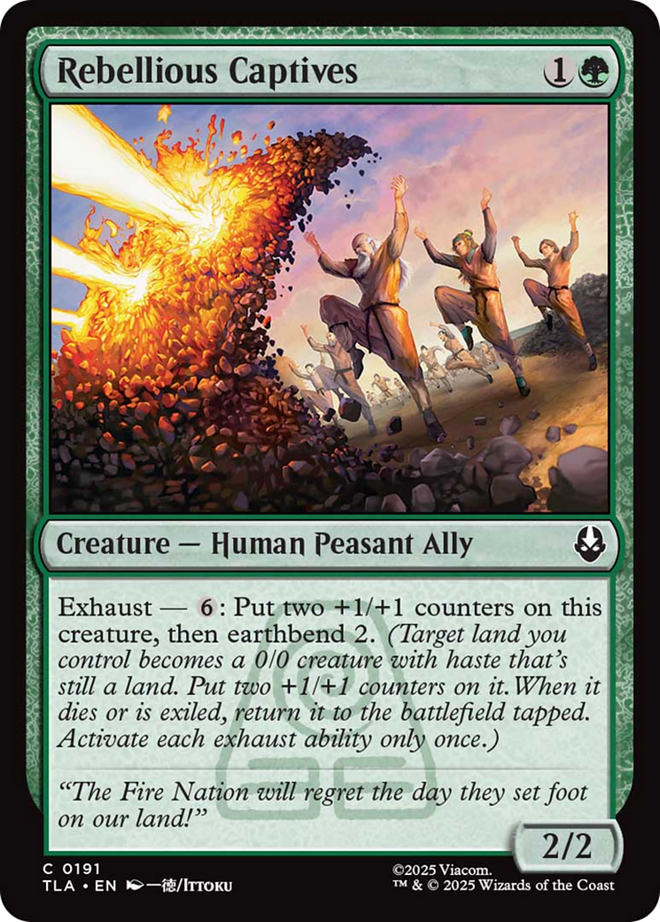 Rebellious Captives [Avatar: The Last Airbender] | Devastation Store