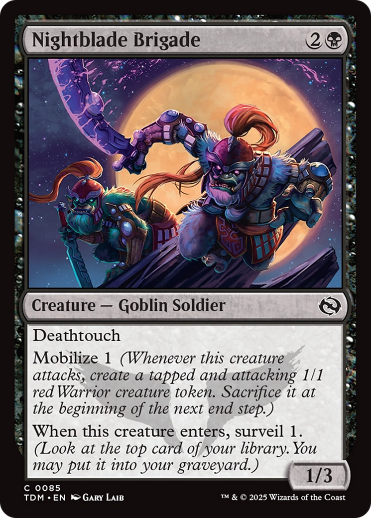 Nightblade Brigade [Tarkir: Dragonstorm] | Devastation Store