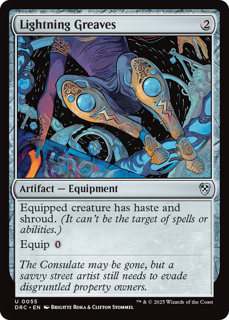 Lightning Greaves [Aetherdrift Commander] | Devastation Store