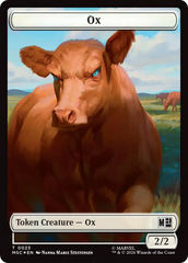 Ox (023) // Construct (030) Double-Sided Token (Surge Foil) [Marvel Super Heroes Commander Tokens] | Devastation Store