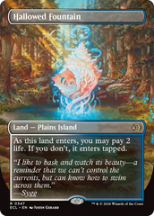 Hallowed Fountain (Borderless) [Lorwyn Eclipsed] | Devastation Store