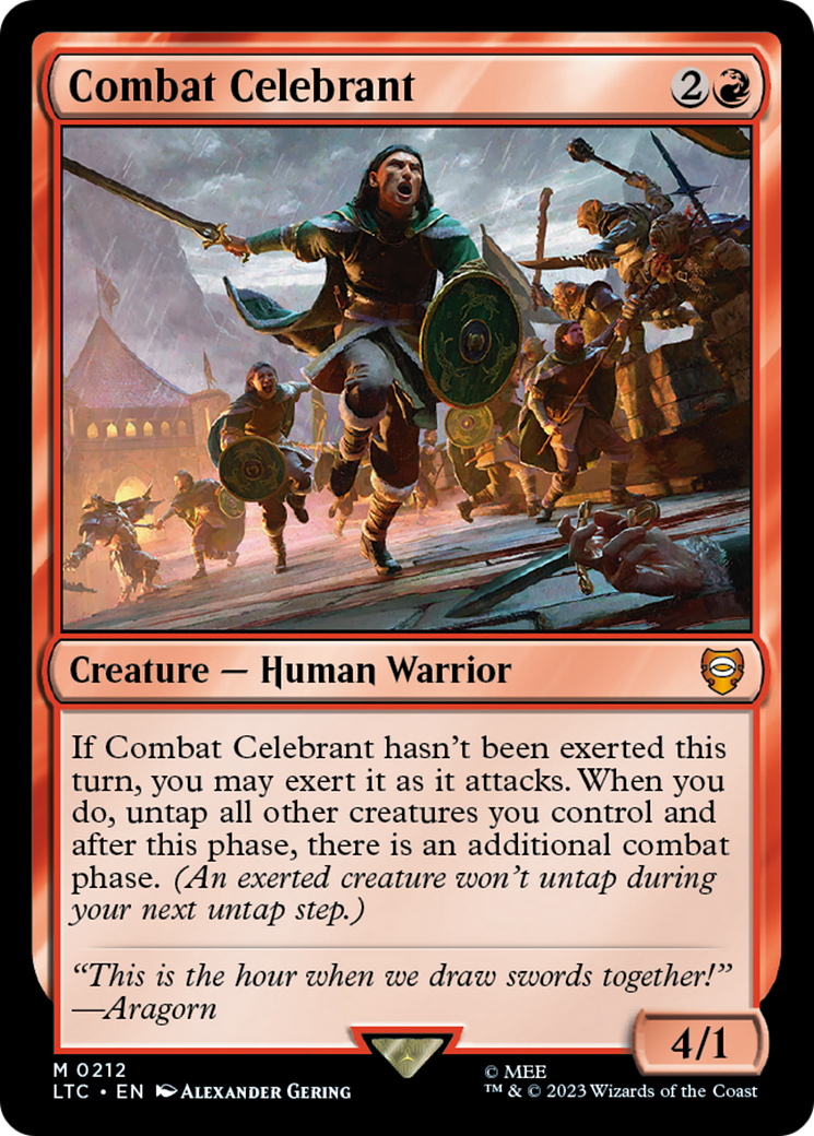 Combat Celebrant [The Lord of the Rings: Tales of Middle-Earth Commander] | Devastation Store