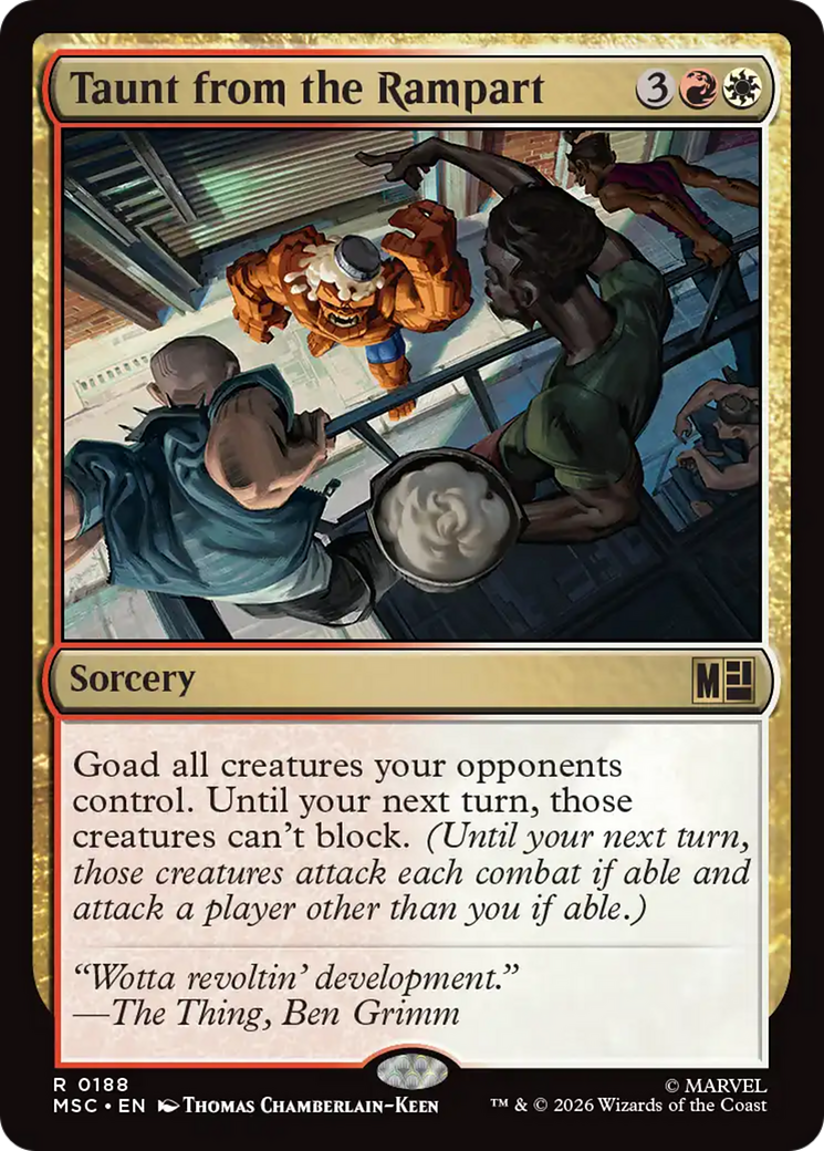 Taunt from the Rampart [Marvel Super Heroes Commander] | Devastation Store