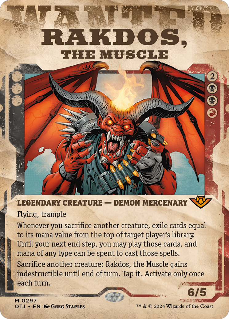 Rakdos, the Muscle (Showcase) [Outlaws of Thunder Junction] | Devastation Store